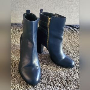 Women's blue ankle boots